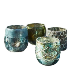 Lot de 4 photophores Marine