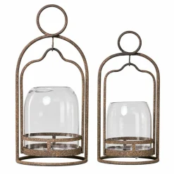 Lot de 2 photophores Émilisse