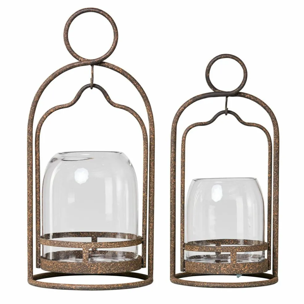 Lot de 2 photophores Émilisse