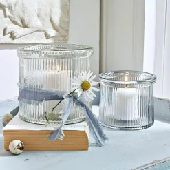 Lot de 2 photophores Naisette