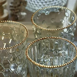 Lot de 5 photophores Rosienne