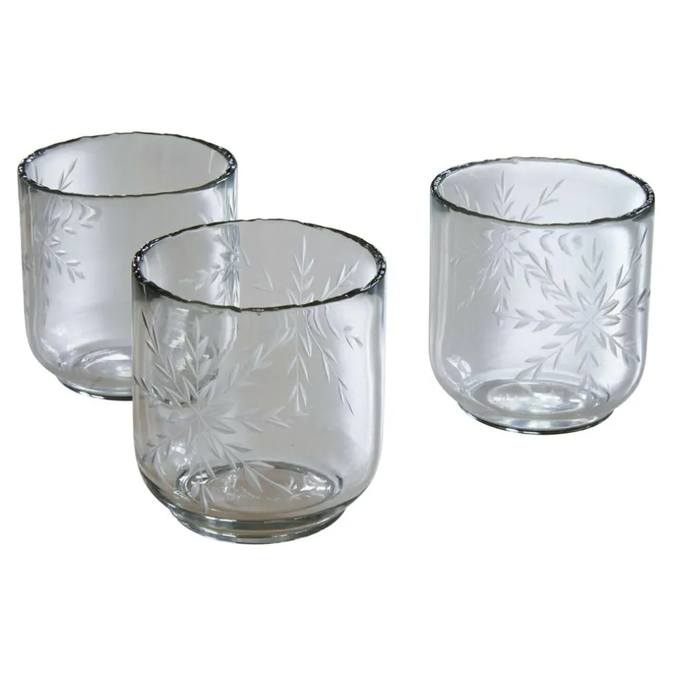 Lot de 3 photophores Selhild