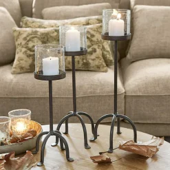 Lot de 3 photophores Tanbira