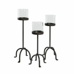 Lot de 3 photophores Tanbira