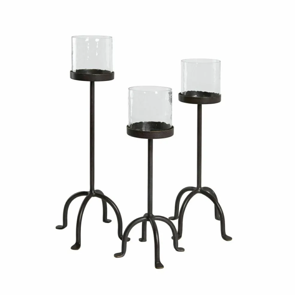 Lot de 3 photophores Tanbira