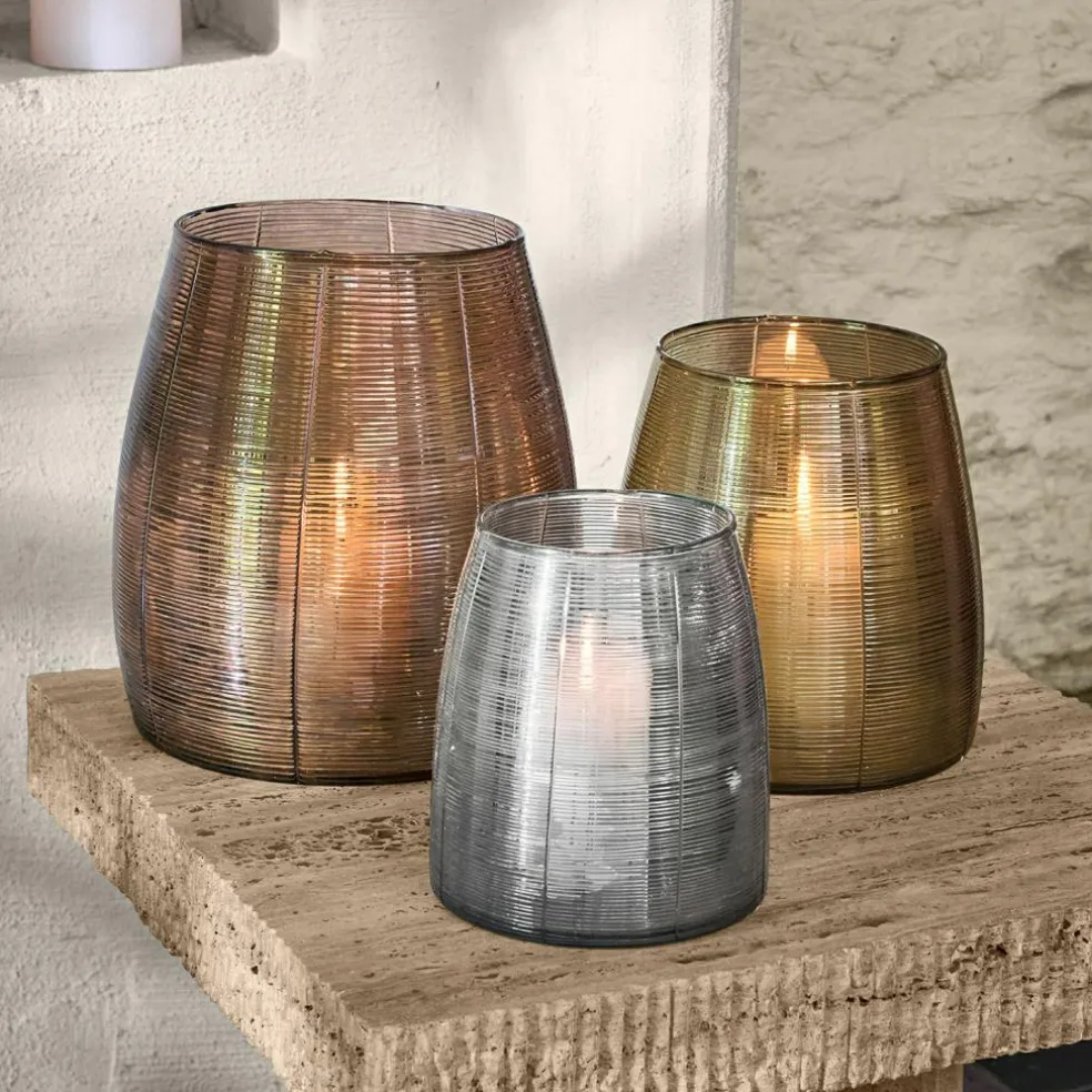 Lot de 3 photophores Uvenar