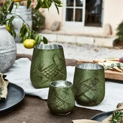 Lot de 3 photophores Vitas