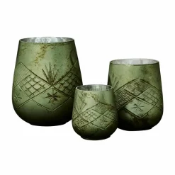 Lot de 3 photophores Vitas