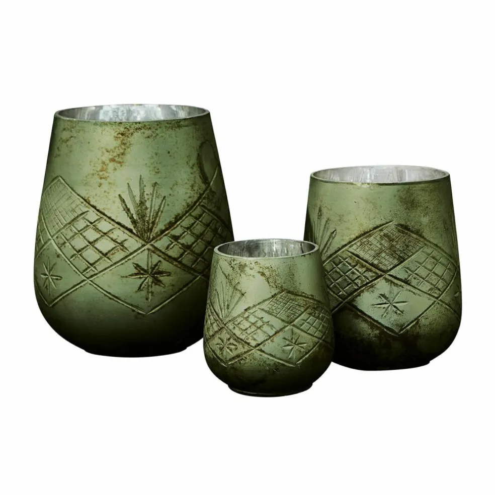 Lot de 3 photophores Vitas