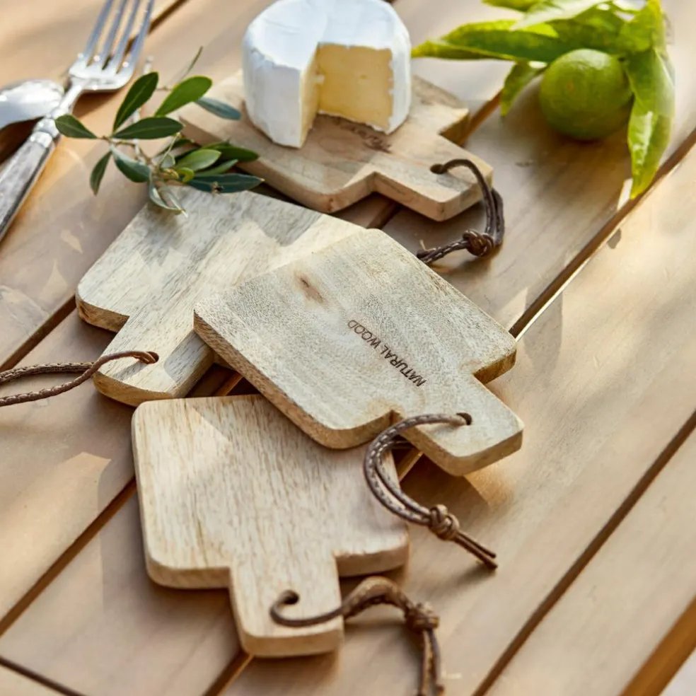 Lot de 4 planches à découper Boise