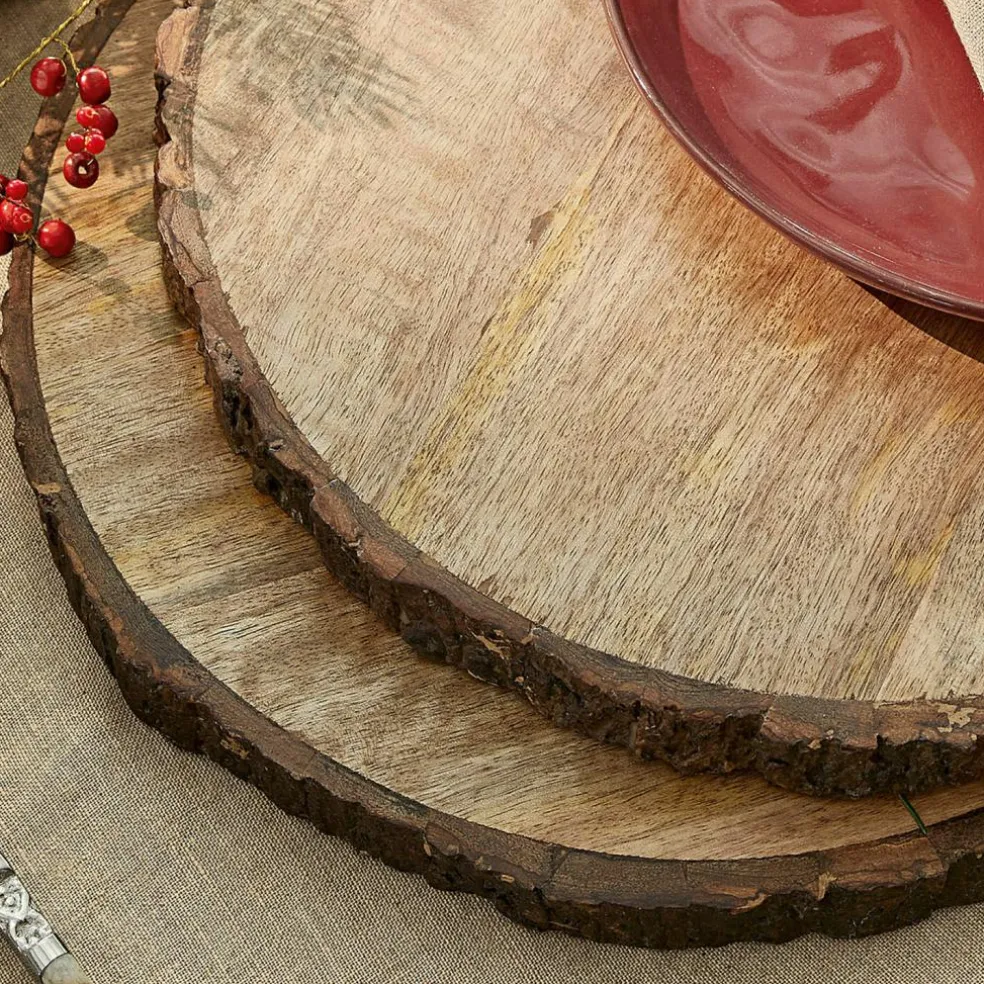 Lot de 2 planches en bois Danice