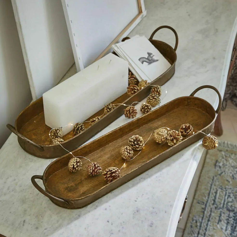 Lot de 2 plateaux Célianne