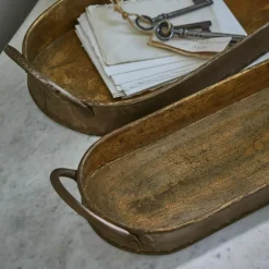 Lot de 2 plateaux Célianne