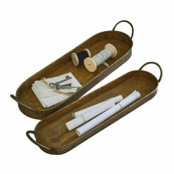 Lot de 2 plateaux Célianne