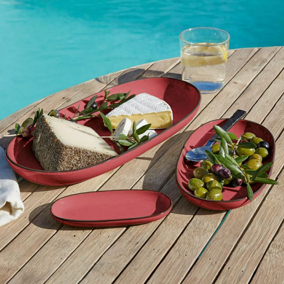 Lot de 3 plateaux de service Biarré