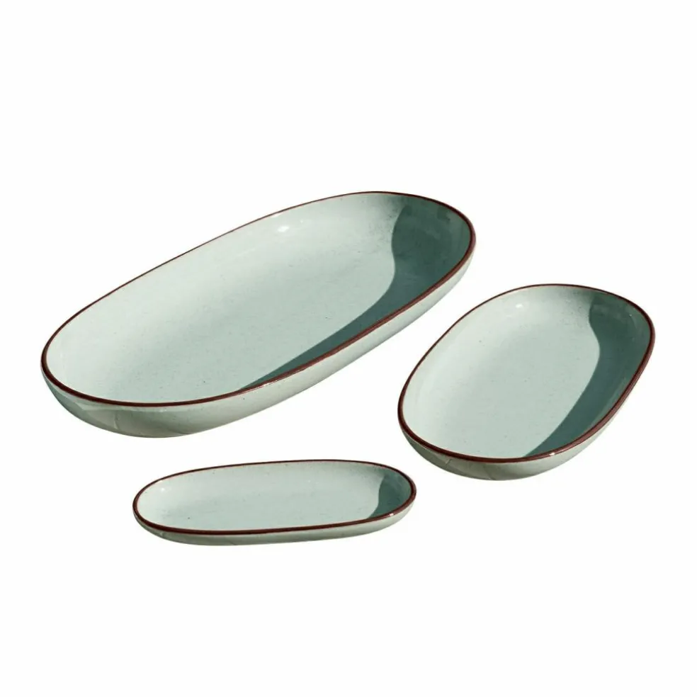 Lot de 3 plateaux de service Biarré