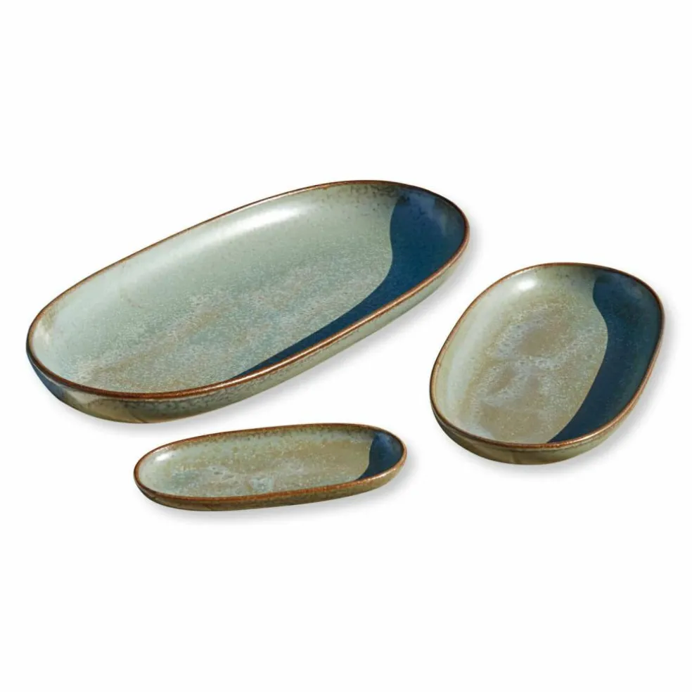 Lot de 3 plateaux de service Biarré