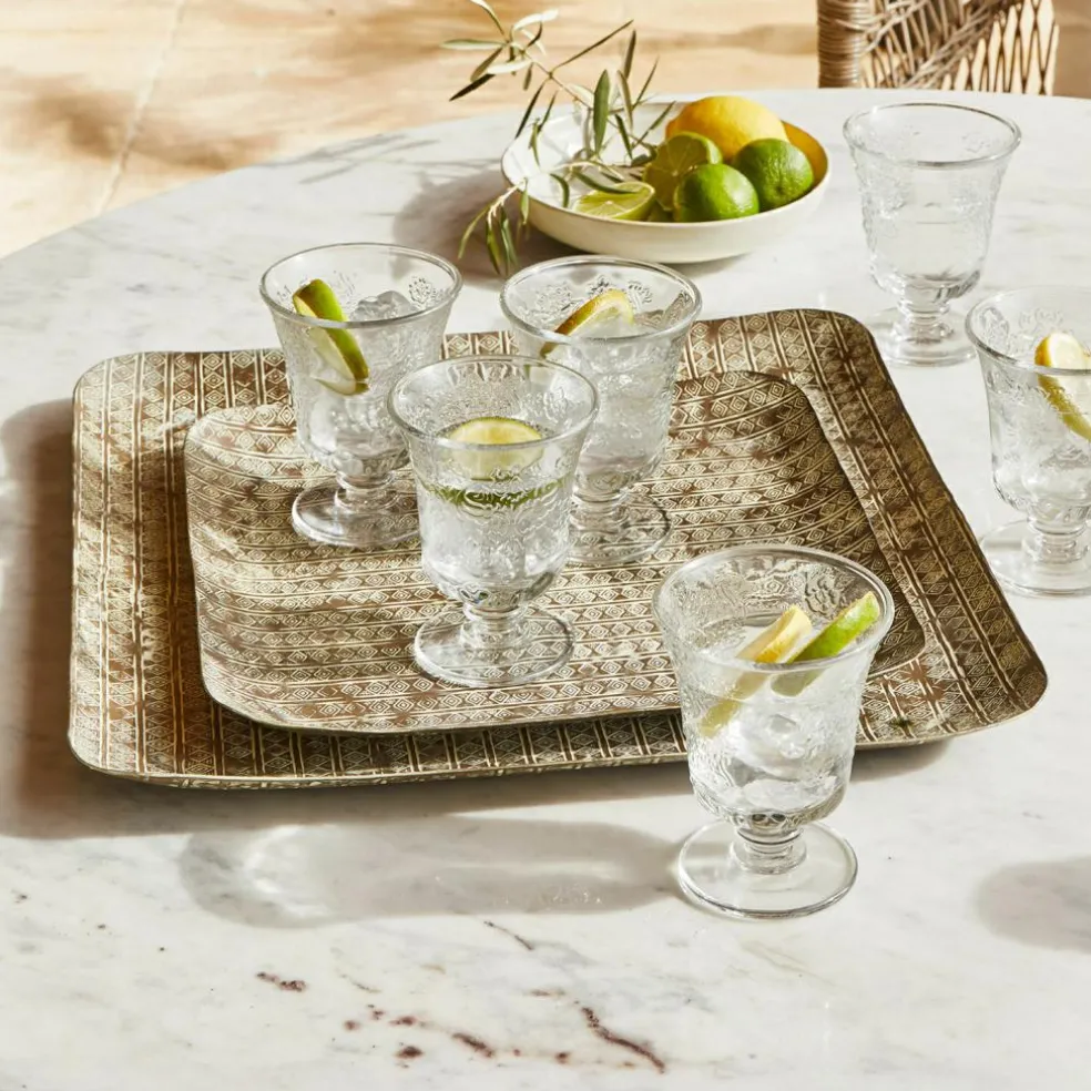 Lot de 2 plateaux Farouq