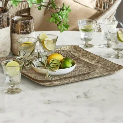 Lot de 2 plateaux Farouq