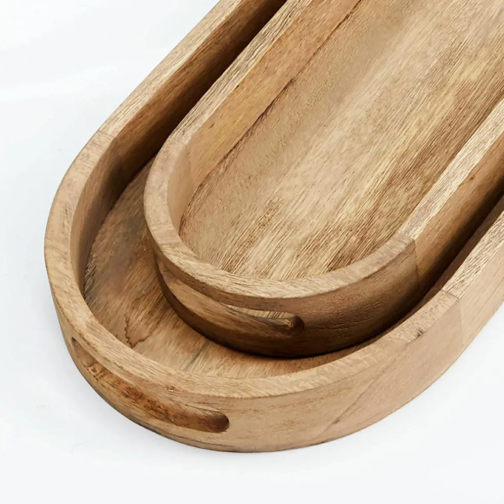 Lot de 2 plateaux Zephyria