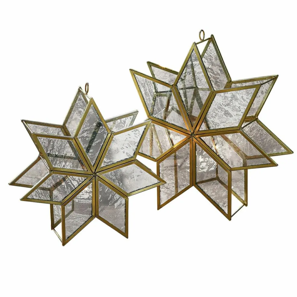 Lot de 2 porte-bougies Zaydan