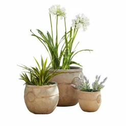 Lot de 3 pots de fleurs Clorivon