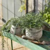 Lot de 2 pots de fleurs Malivon