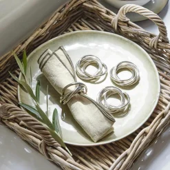 Lot de 4 ronds de serviettes Limche