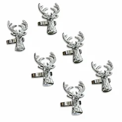 Lot de 6 ronds de serviettes Bisoro