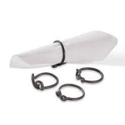 Lot de 4 ronds de serviettes Astor