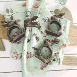 Lot de 4 ronds de serviettes Bresanto