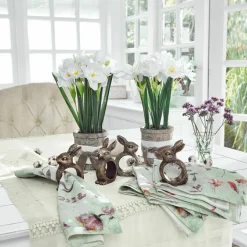 Lot de 4 ronds de serviettes Bresanto