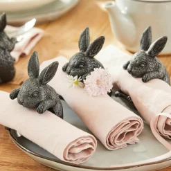 Lot de 6 ronds de serviettes Aurelie