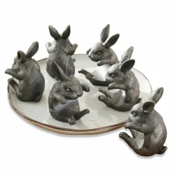 Lot de 6 ronds de serviettes Aurelie