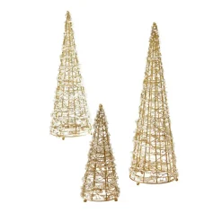 Lot de 3 sapins décoratifs Amelioro