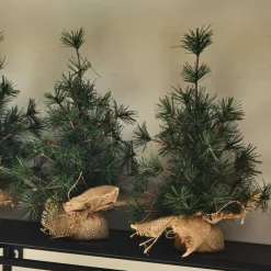 Lot de 4 sapins décoratifs Millies