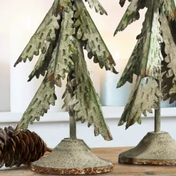 Lot de 2 sapins décoratifs Cour