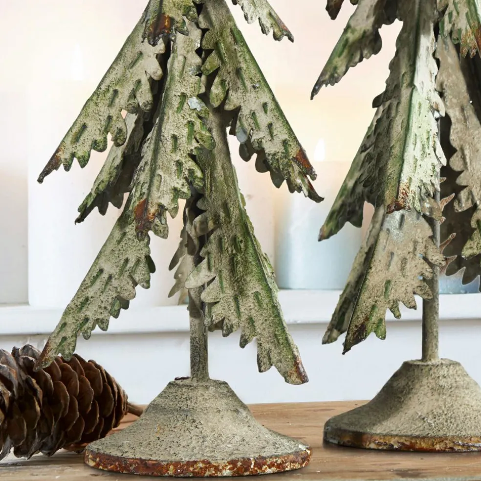 Lot de 2 sapins décoratifs Cour