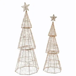 Lot de 2 sapins LED Chantorin