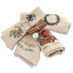 Lot de 4 serviettes Camon