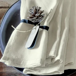 Lot de 6 serviettes de table Fibi