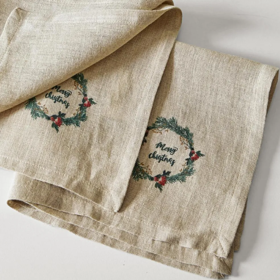 Lot de 2 serviettes de table Halofay