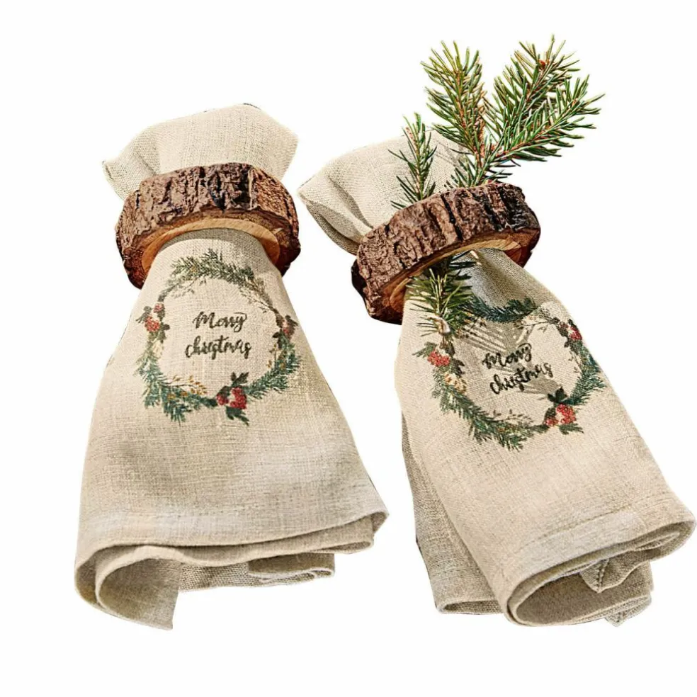 Lot de 2 serviettes de table Halofay