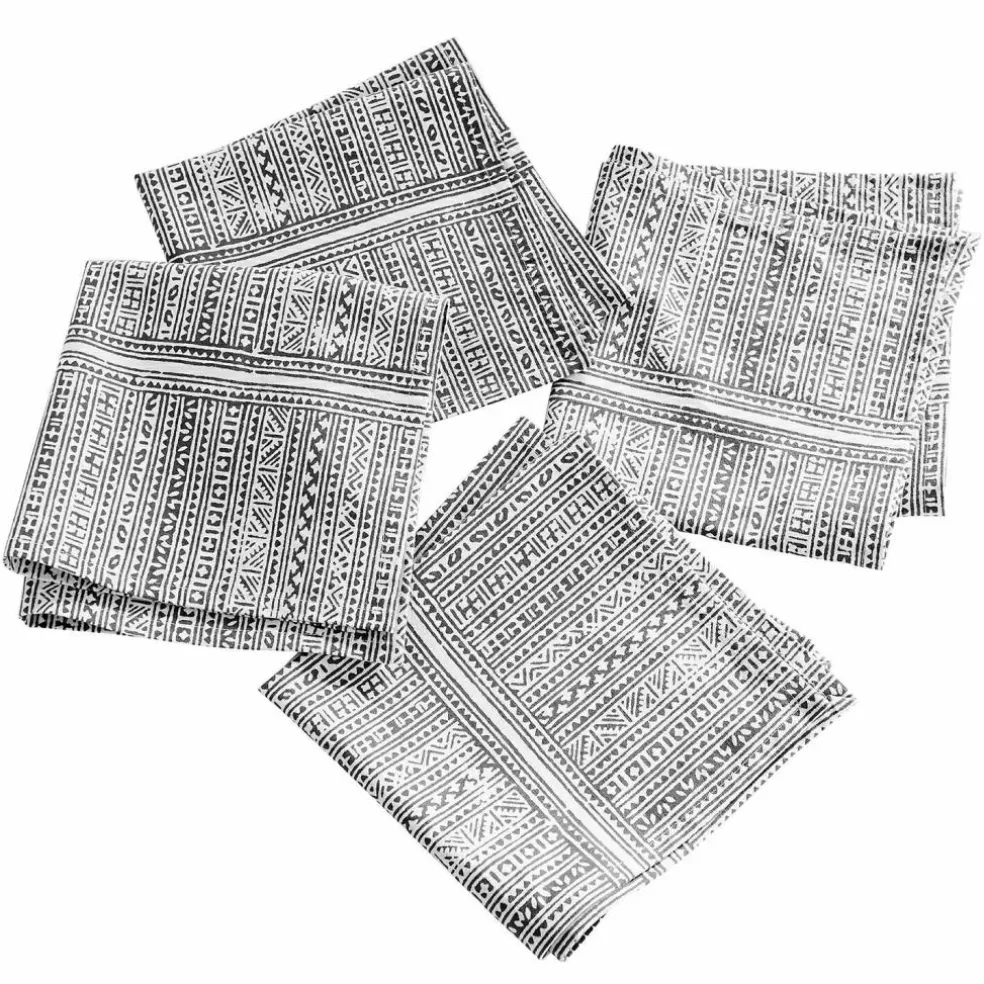 Lot de 4 serviettes de table Quentinelle