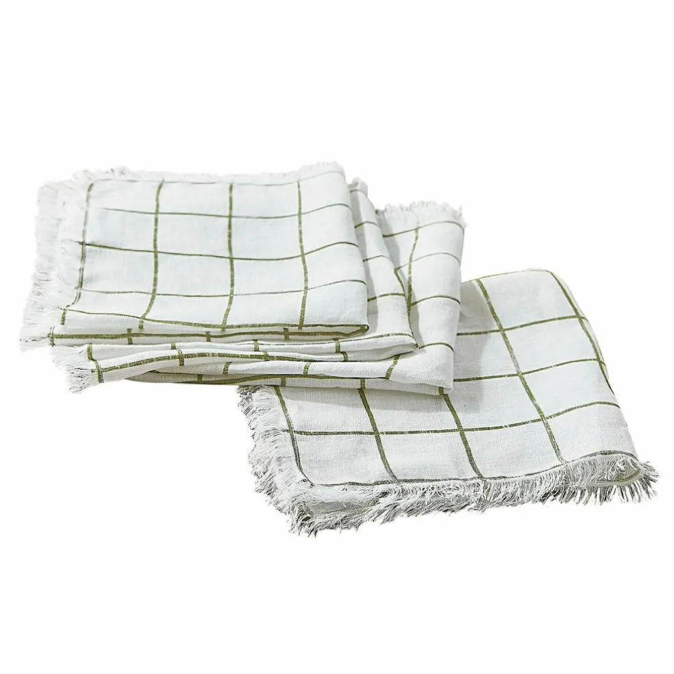 Lot de 4 serviettes de table Klivento