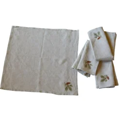 Lot de 4 serviettes de table Arlida
