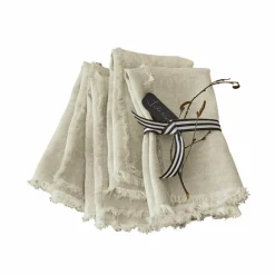Lot de 4 serviettes de table Largo