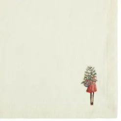 Lot de 4 serviettes Merry & Bright