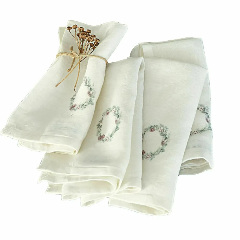 Lot de 4 serviettes Torge