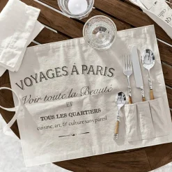 Lot de 2 sets de table Voyage